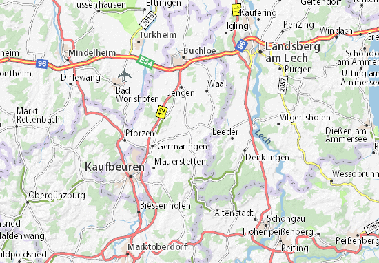 Mapa Oberostendorf