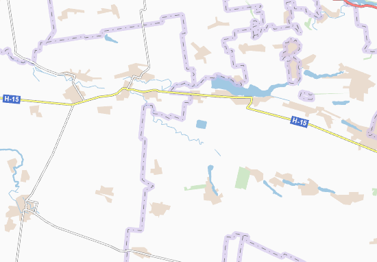 Mapa Yantarne