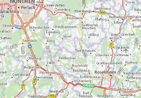 MICHELIN-Landkarte Weidach - Stadtplan Weidach - ViaMichelin