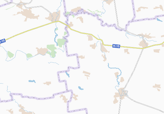 Karte Stadtplan Voskresenka