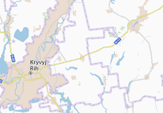 Karte Stadtplan Shyroke
