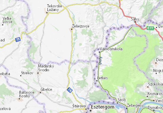 Mapa Zalaba