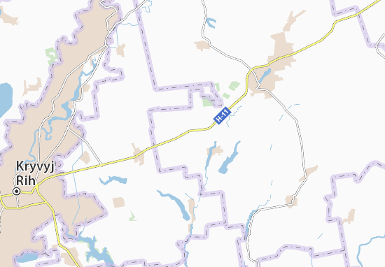 Mapa Novoyulivka