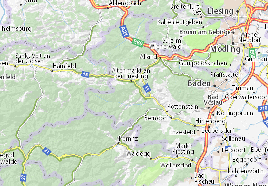 MICHELIN-Landkarte Eberbach - Stadtplan Eberbach - ViaMichelin