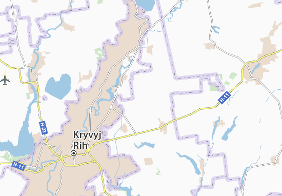 Mapa Nadezhdivka