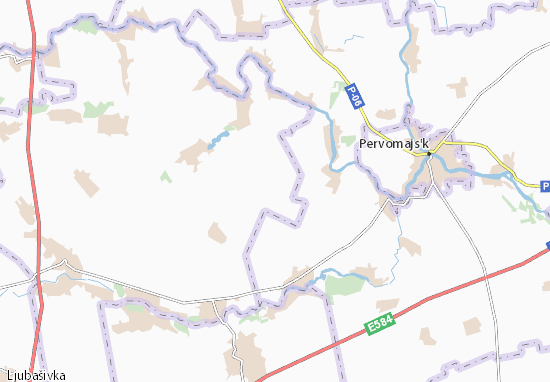 Karte Stadtplan Kupriyanivka