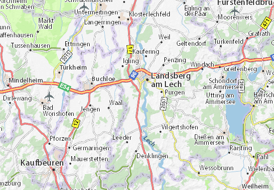 Mapa Friedheim
