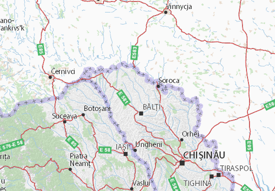 Mapa Drochia