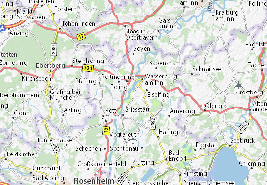 MICHELIN-Landkarte Freiham - Stadtplan Freiham - ViaMichelin