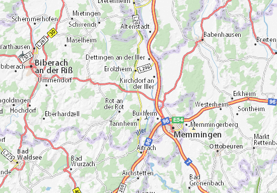Kaart Plattegrond Berkheim