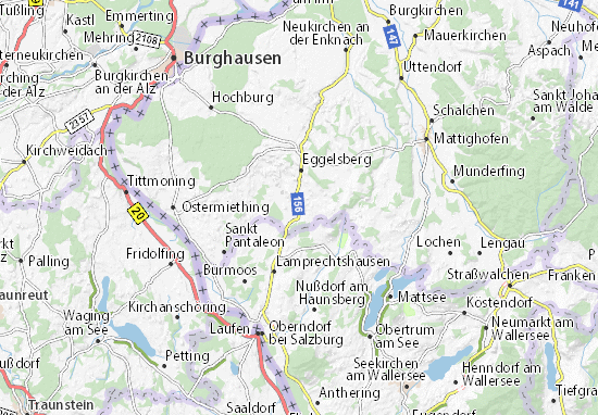 Kaart Plattegrond Moosdorf