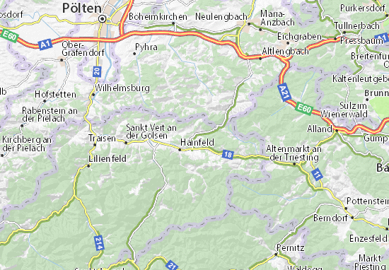 MICHELIN-Landkarte Bernau - Stadtplan Bernau - ViaMichelin