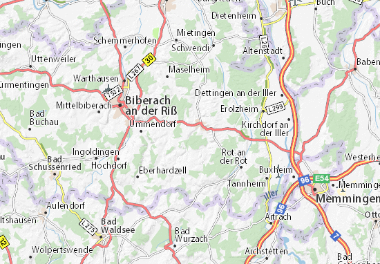MICHELIN-Landkarte Hattenburg - Stadtplan Hattenburg - ViaMichelin