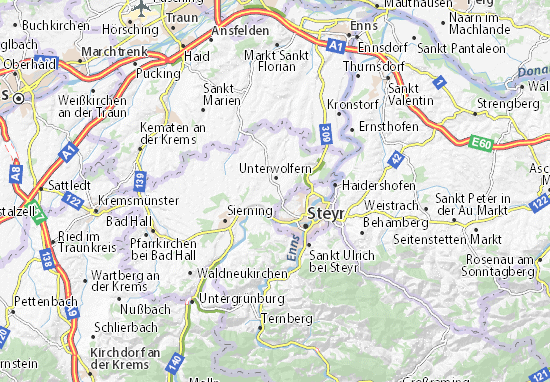 MICHELIN-Landkarte Rad - Stadtplan Rad - ViaMichelin