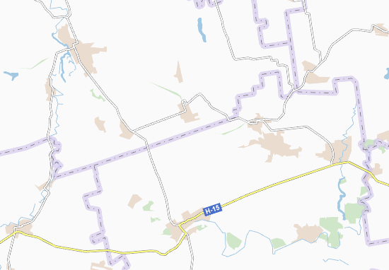 Karte Stadtplan Petrykiv