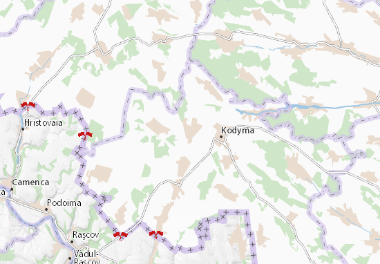 Kaart Plattegrond Serby