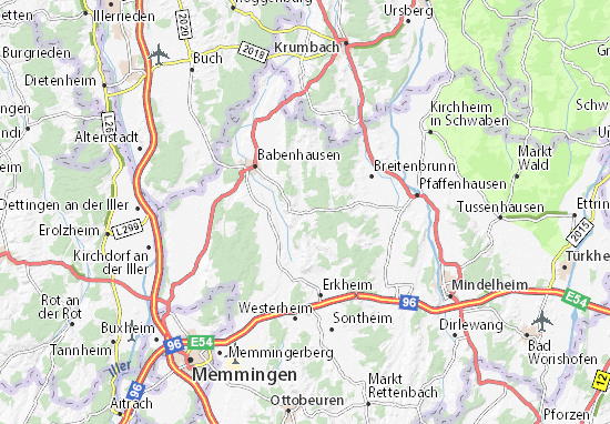 Mapa Dietershofen