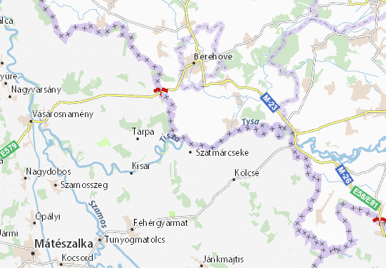 Karte Stadtplan Badalovo