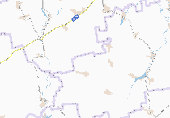 Karte Stadtplan Tomakivka