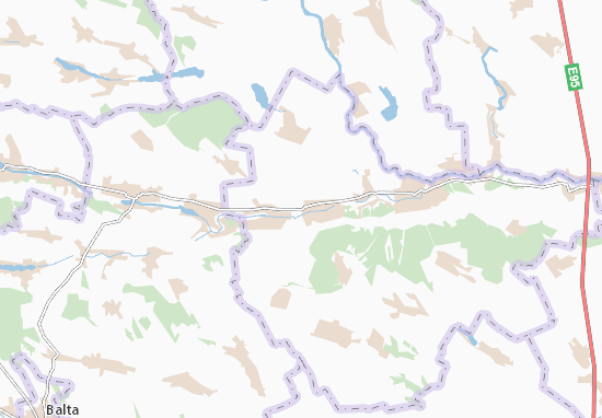 Karte Stadtplan Baibuzivka