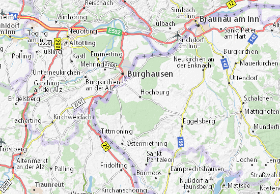 Karte Stadtplan Hochburg