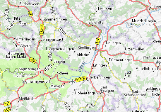 MICHELIN-Landkarte Heiligkreuztal - Stadtplan Heiligkreuztal - ViaMichelin