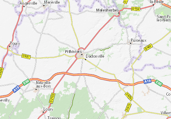 Karte Stadtplan Dadonville