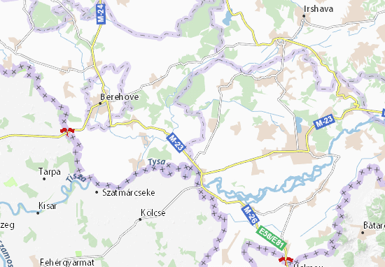 Karte Stadtplan Orosijevo