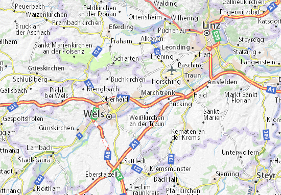 Karte Stadtplan Marchtrenk