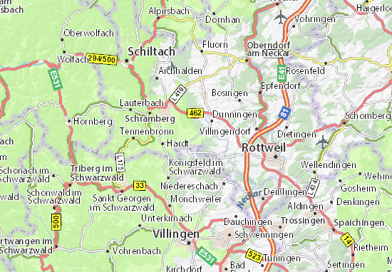 Mapa Locherhof