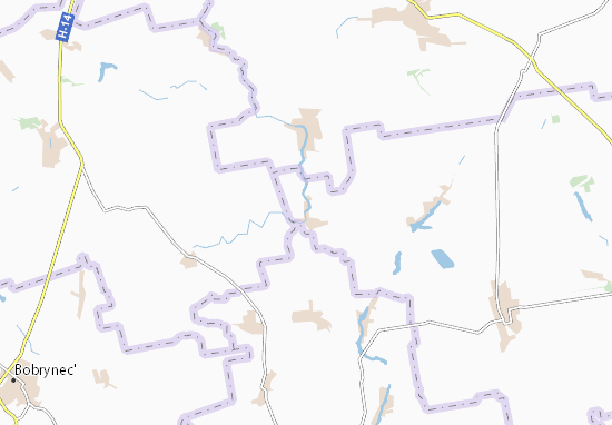 Mapa Lavrivka