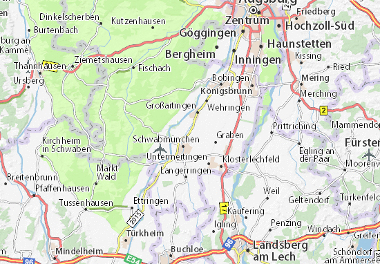 Mapa Mittelstetten