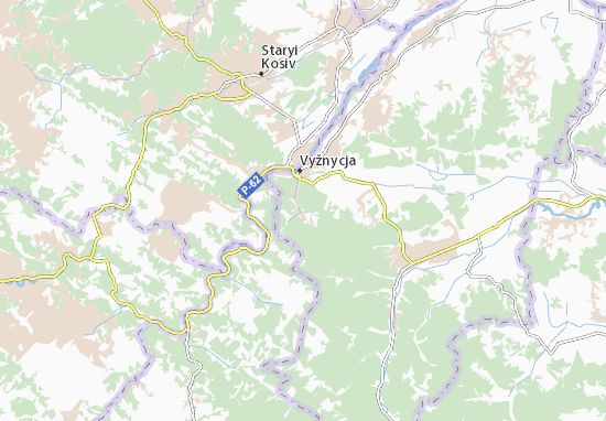 Vyzhenka Map