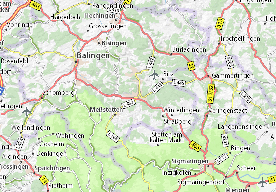 Karte Stadtplan Ebingen