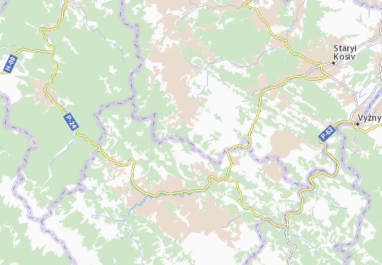 Karte Stadtplan Snidavka