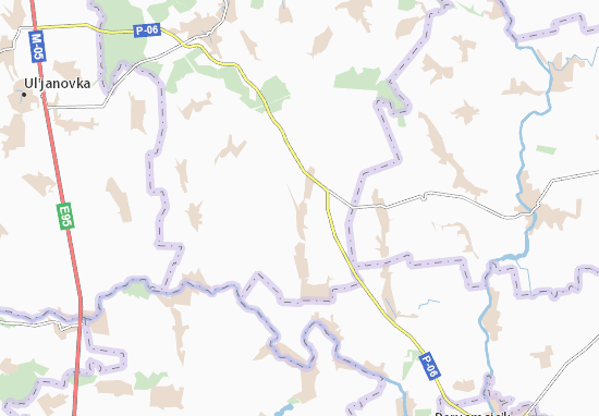 Karte Stadtplan Lypoven&#x27;ke