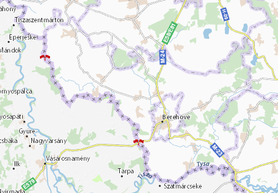 Karte Stadtplan Velyka Byihan&#x27;