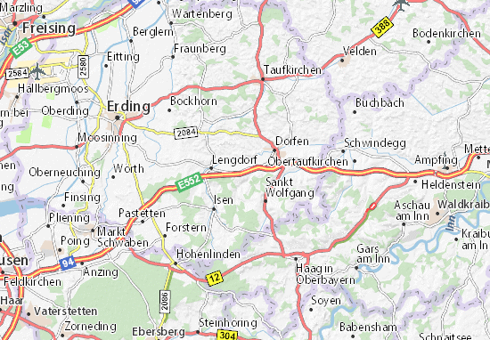 MICHELIN-Landkarte Watzling - Stadtplan Watzling - ViaMichelin