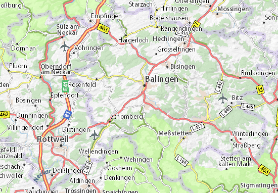 MICHELIN-Landkarte Endingen - Stadtplan Endingen - ViaMichelin