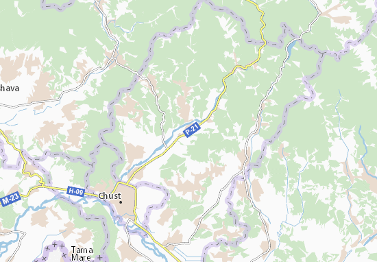 Karte Stadtplan Horinchovo