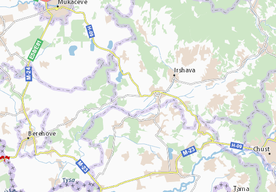 Karte Stadtplan Kamjanske