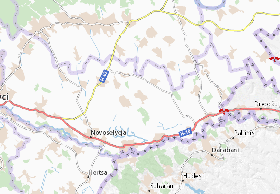 Karte Stadtplan Cherlenivka