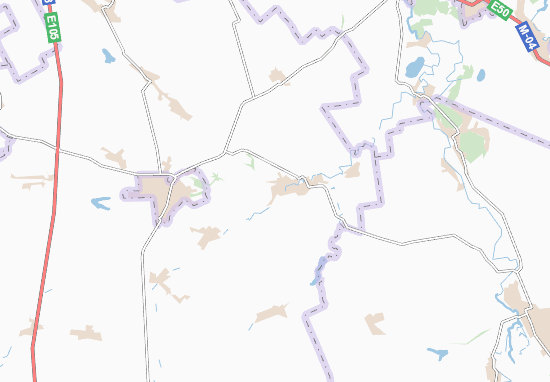 Karte Stadtplan Starovyshnevets&#x27;ke