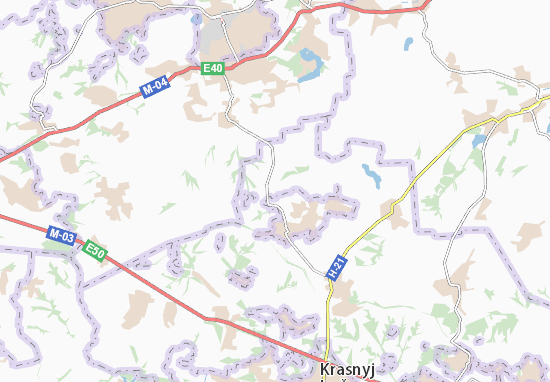 Mapa Shyrokyi