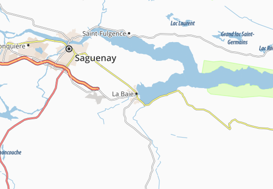 Mapa La Baie