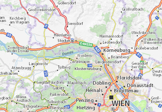 MICHELIN-Landkarte Altenberg - Stadtplan Altenberg - ViaMichelin