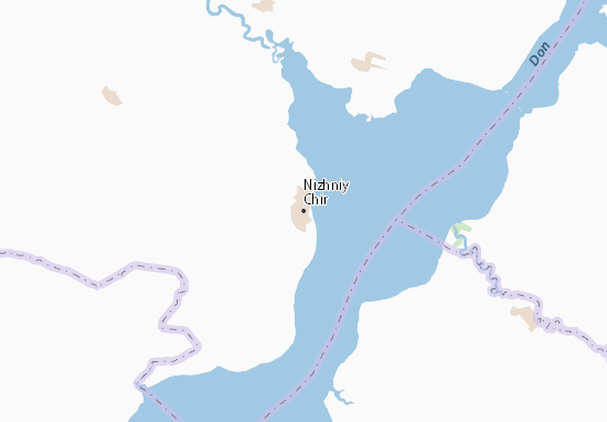 Karte Stadtplan Nizhniy Chir