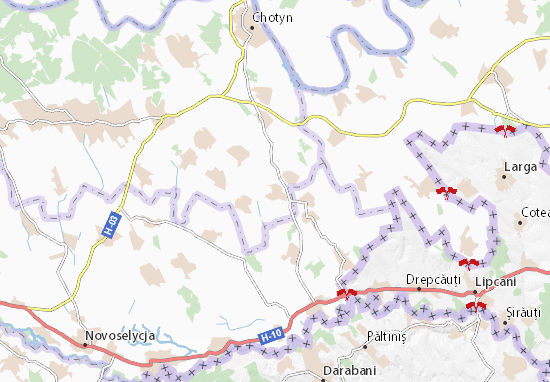 Karte Stadtplan Yarivka