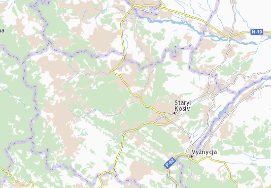 Mapa Pistyn&#x27;