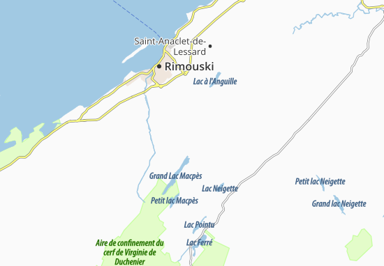 Kaart Plattegrond Sainte-Blandine